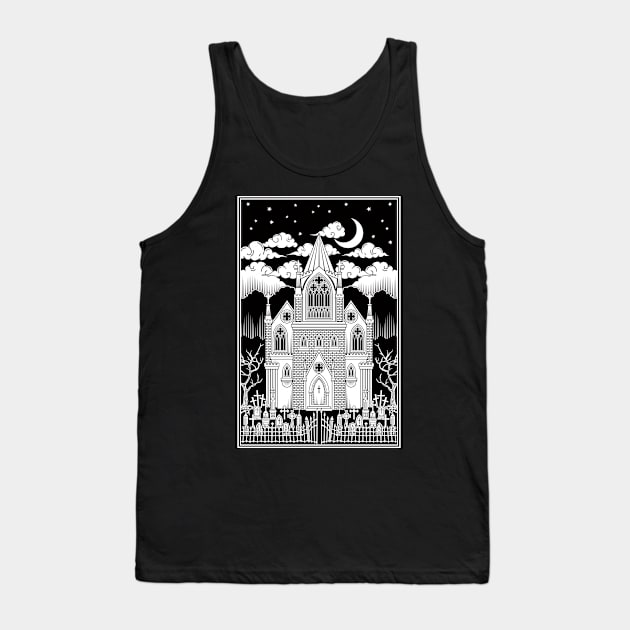 Gothic Cathedral Tank Top by RavenWake